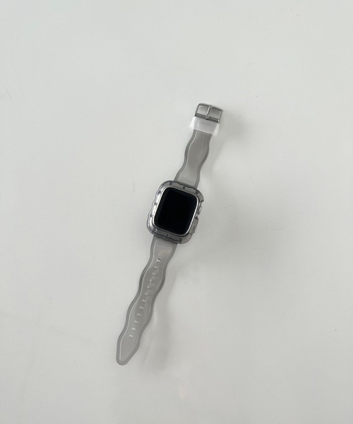 Me%（ミィパーセント）の「クリアナミナミAppleWatchバンド【38mm/40mm/41mm対応】976303（デジタル腕時計・レディース・その他/ブラック・FREE）」の5枚目の写真