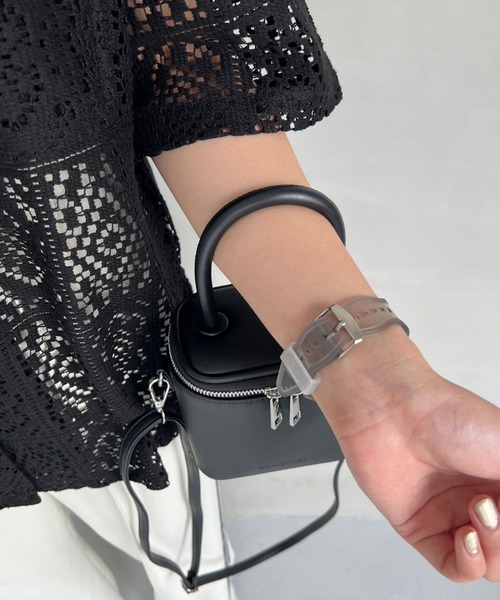Me%（ミィパーセント）の「クリアナミナミAppleWatchバンド【38mm/40mm/41mm対応】976303（デジタル腕時計・レディース・その他/ブラック・FREE）」の13枚目の写真