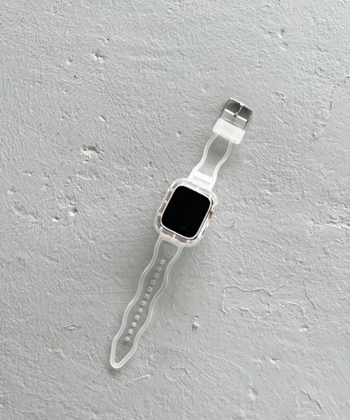 Me%（ミィパーセント）の「クリアナミナミAppleWatchバンド【38mm/40mm/41mm対応】976303（デジタル腕時計・レディース・その他/ブラック・FREE）」の16枚目の写真