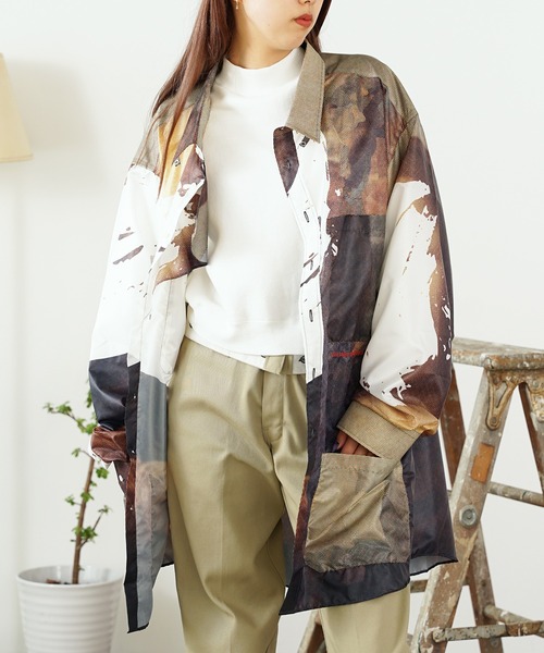 bodysong.(ボディソング)の「BODYSONG./ボディソング MASTERPIECE SH シャツ 総柄シャツ(シャツ/ブラウス・メンズ・ブラウン・FREE)」の21枚目の写真