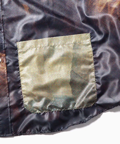 bodysong.(ボディソング)の「BODYSONG./ボディソング MASTERPIECE SH シャツ 総柄シャツ(シャツ/ブラウス・メンズ・ブラウン・FREE)」の8枚目の写真