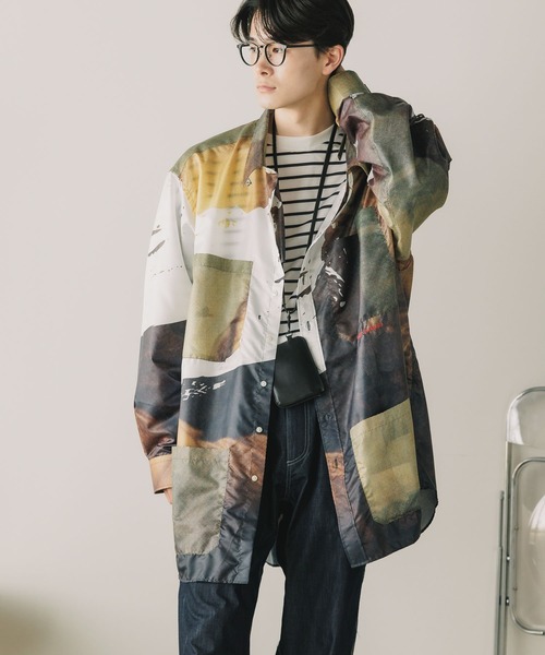 bodysong.(ボディソング)の「BODYSONG./ボディソング MASTERPIECE SH シャツ 総柄シャツ(シャツ/ブラウス・メンズ・ブラウン・FREE)」の14枚目の写真