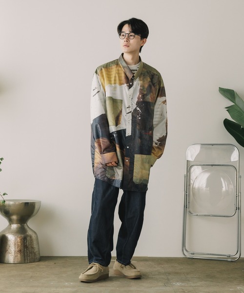 bodysong.(ボディソング)の「BODYSONG./ボディソング MASTERPIECE SH シャツ 総柄シャツ(シャツ/ブラウス・メンズ・ブラウン・FREE)」の18枚目の写真