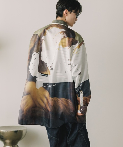 bodysong.(ボディソング)の「BODYSONG./ボディソング MASTERPIECE SH シャツ 総柄シャツ(シャツ/ブラウス・メンズ・ブラウン・FREE)」の16枚目の写真