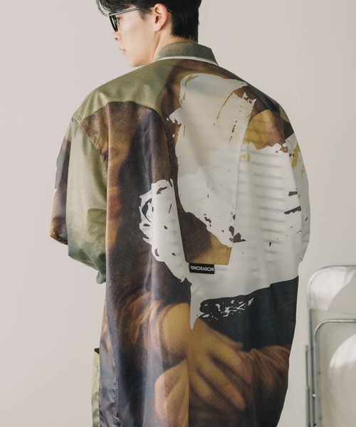 bodysong.(ボディソング)の「BODYSONG./ボディソング MASTERPIECE SH シャツ 総柄シャツ(シャツ/ブラウス・メンズ・ブラウン・FREE)」の17枚目の写真