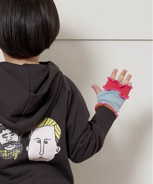 HOGAN RANCH WEAR（ホーガンランチウエア）の「ワッフルメローリブカットソー（90～150cm）（Tシャツ/カットソー・キッズ・ブラウン/杢グレー/オフホワイト・140/100/130/150/90/120/110）」の14枚目の写真