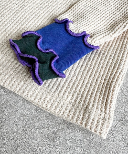 HOGAN RANCH WEAR（ホーガンランチウエア）の「ワッフルメローリブカットソー（90～150cm）（Tシャツ/カットソー・キッズ・ブラウン/杢グレー/オフホワイト・140/100/130/150/90/120/110）」の9枚目の写真