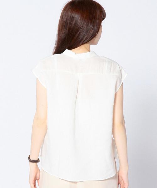 Another Edition（アナザーエディション）の「リネンスキッパーショートスリーブ/AEBC LI スキッパー SSL（シャツ/ブラウス・レディース・ホワイト/イエロー/ネイビー・フリー）」の15枚目の写真