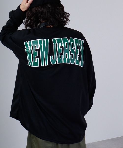 FUNALIVE（ファンアライブ）の「American casual print big sweat sweatshirt / アメカジプリント ビッグスウェットトレーナー unisex（スウェット・メンズ・ベージュ/グリーン/ブラック/ネイビー系/ネイビー/チャコール/杢グレー/ホワイト・L/M/XL）」の3枚目の写真