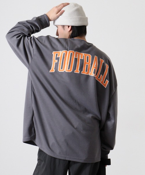FUNALIVE（ファンアライブ）の「American casual print big sweat sweatshirt / アメカジプリント ビッグスウェットトレーナー unisex（スウェット・メンズ・ベージュ/グリーン/ブラック/ネイビー系/ネイビー/チャコール/杢グレー/ホワイト・L/M/XL）」の21枚目の写真