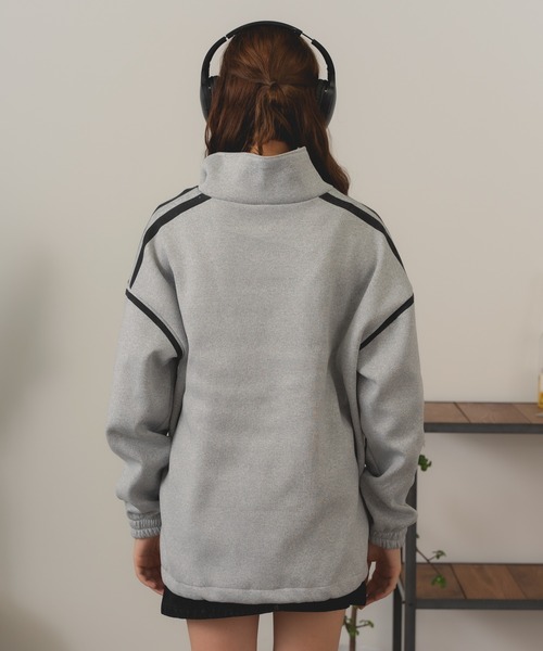 ROOPTOKYO（ループトウキョウ）の「Sideline Sweat / サイドライン フルジップスウェット（スウェット・レディース・グレー・M）」の14枚目の写真