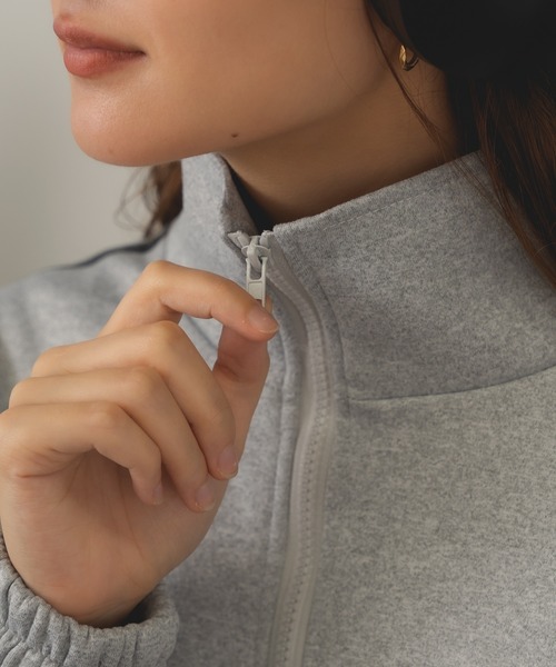 ROOPTOKYO（ループトウキョウ）の「Sideline Sweat / サイドライン フルジップスウェット（スウェット・レディース・グレー・M）」の10枚目の写真