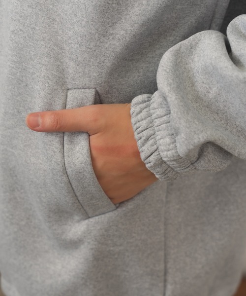 ROOPTOKYO（ループトウキョウ）の「Sideline Sweat / サイドライン フルジップスウェット（スウェット・レディース・グレー・M）」の12枚目の写真