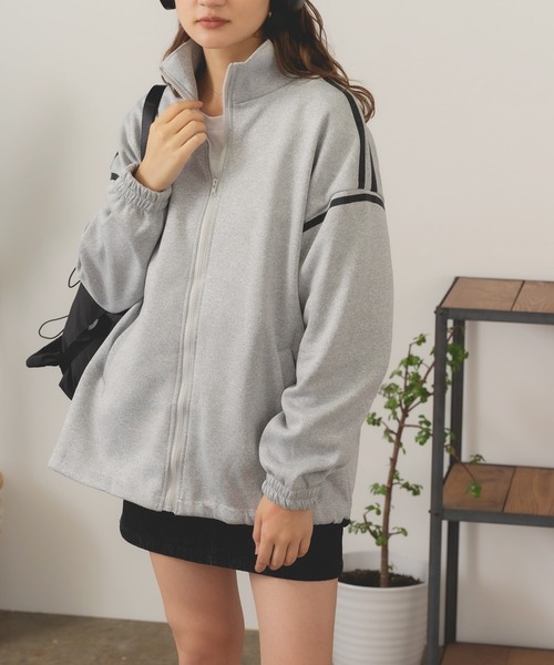 ROOPTOKYO（ループトウキョウ）の「Sideline Sweat / サイドライン フルジップスウェット（スウェット・レディース・グレー・M）」の16枚目の写真