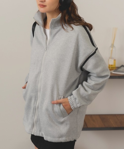 ROOPTOKYO（ループトウキョウ）の「Sideline Sweat / サイドライン フルジップスウェット（スウェット・レディース・グレー・M）」の17枚目の写真