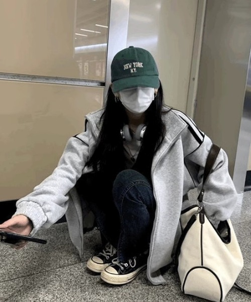 ROOPTOKYO（ループトウキョウ）の「Sideline Sweat / サイドライン フルジップスウェット（スウェット・レディース・グレー・M）」の22枚目の写真