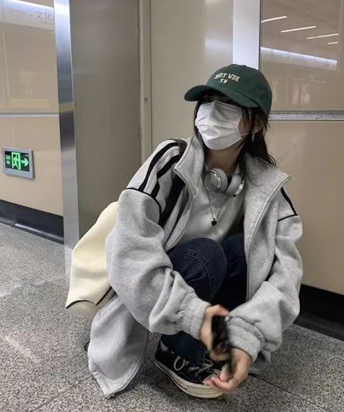 ROOPTOKYO（ループトウキョウ）の「Sideline Sweat / サイドライン フルジップスウェット（スウェット・レディース・グレー・M）」の21枚目の写真