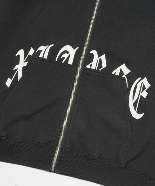 早い者勝ち XLARGE OLD ENGLISH LOGO ZIP HOODED SWEATSHIRT 早い者勝ち XLARGE OLD ENGLISH LOGO ZIP HOODED SWEATSHIRT (X