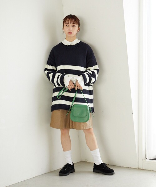 ボーダーガンジーニット Guernsey Woollens ボーダーガンジーセーター | stock island