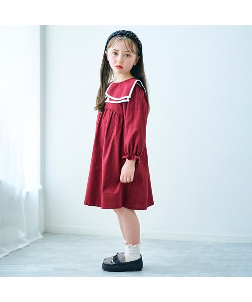 apres les cours(アプレレクール)の「ツイードカチューシャ(カチューシャ・キッズ・ピンク/ネイビー・FREE)」の3枚目の写真