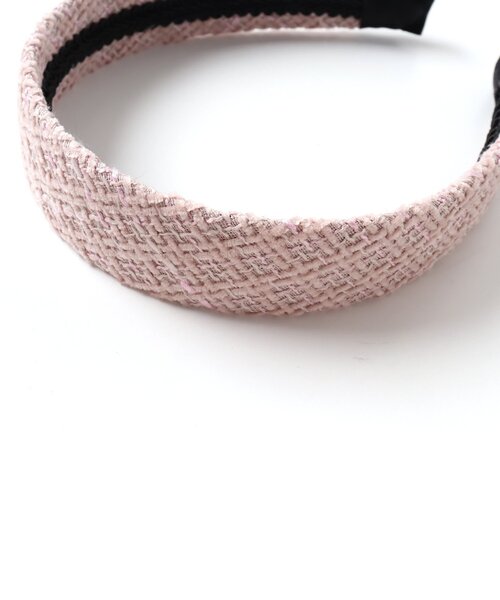 apres les cours(アプレレクール)の「ツイードカチューシャ(カチューシャ・キッズ・ピンク/ネイビー・FREE)」の8枚目の写真