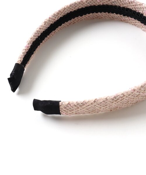 apres les cours(アプレレクール)の「ツイードカチューシャ(カチューシャ・キッズ・ピンク/ネイビー・FREE)」の9枚目の写真