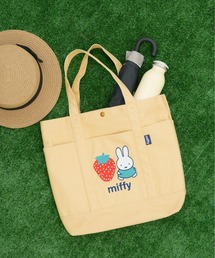 Miffy（ ミッフィー）の「【miffy/ミッフィー】 A4サイズ対応 500mlペットボトル収納可 トートバッグ（トートバッグ）」
