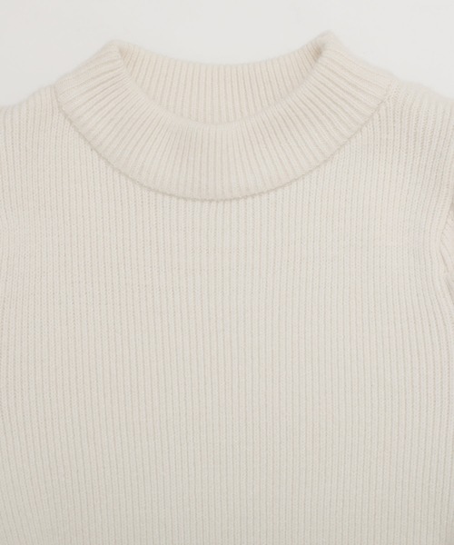 Fit more（フィットモア）の「パワショルリブニット（ニット/セーター・レディース・ブラック/グレー/ホワイト・FREE）」の18枚目の写真