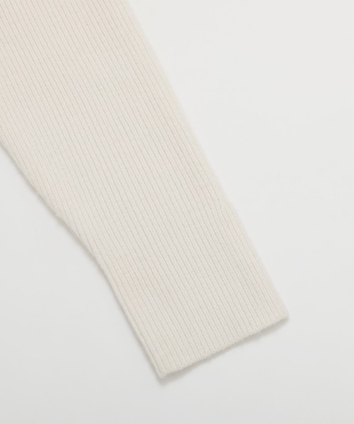 Fit more（フィットモア）の「パワショルリブニット（ニット/セーター・レディース・ブラック/グレー/ホワイト・FREE）」の20枚目の写真