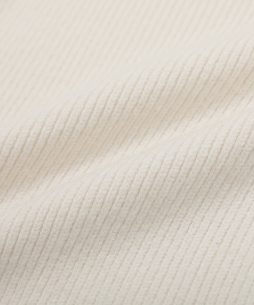 Fit more（フィットモア）の「パワショルリブニット（ニット/セーター・レディース・ブラック/グレー/ホワイト・FREE）」の22枚目の写真