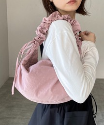 She's Closet | ドローコードシャーリングハンドルショルダーバッグ/ギャザーハンドバッグ(ショルダーバッグ)