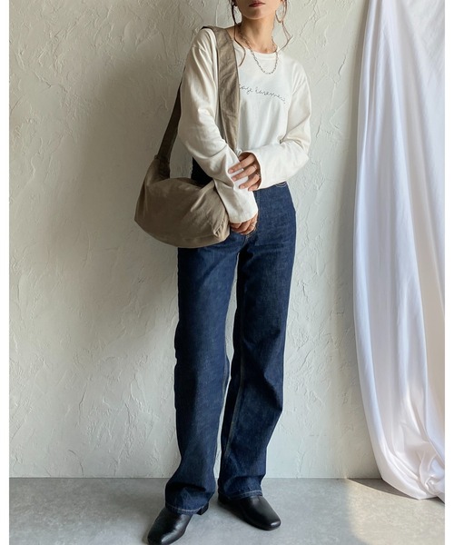 She's Closet（シーズクローゼット）の「ドローコードシャーリングハンドルショルダーバッグ/ギャザーハンドバッグ（ショルダーバッグ・レディース・ベージュ/アイボリー/スモークピンク/ブラック・FREE）」の5枚目の写真