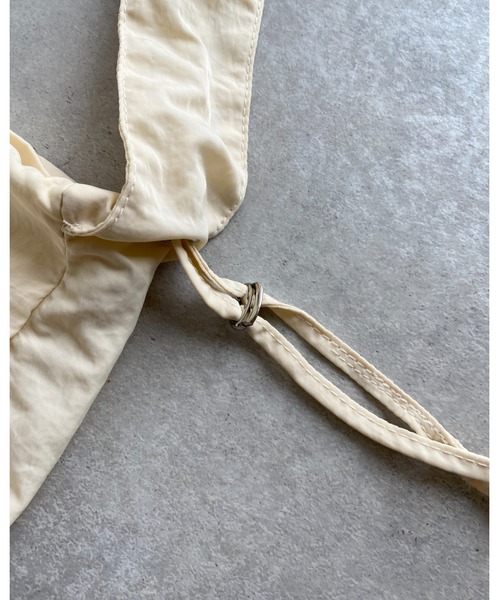 She's Closet（シーズクローゼット）の「ドローコードシャーリングハンドルショルダーバッグ/ギャザーハンドバッグ（ショルダーバッグ・レディース・ベージュ/アイボリー/スモークピンク/ブラック・FREE）」の13枚目の写真