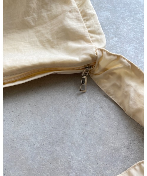 She's Closet（シーズクローゼット）の「ドローコードシャーリングハンドルショルダーバッグ/ギャザーハンドバッグ（ショルダーバッグ・レディース・ベージュ/アイボリー/スモークピンク/ブラック・FREE）」の14枚目の写真