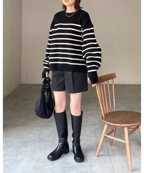 She's Closet（シーズクローゼット）の「ドローコードシャーリングハンドルショルダーバッグ/ギャザーハンドバッグ（ショルダーバッグ・レディース・ベージュ/アイボリー/スモークピンク/ブラック・FREE）」の17枚目の写真