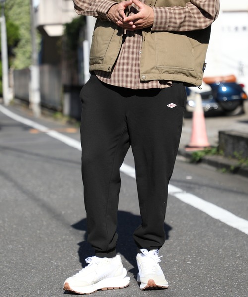 BALL(ボール)の「【BALL】63522 OE裏毛 ワッペン付きパンツ(スウェットパンツ・メンズ・ブラック/グレー/ネイビー/カーキ・M/L/LL)」の1枚目の写真