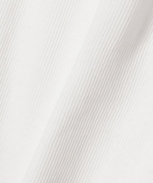 Ray BEAMS（レイビームス）の「【4/2値下げ】テレコ リブ クルーネック トップス（Tシャツ/カットソー・レディース・ブルー/ブラック/ホワイト・ONE SIZE）」の12枚目の写真