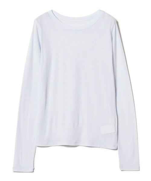 Ray BEAMS（レイビームス）の「【4/2値下げ】テレコ リブ クルーネック トップス（Tシャツ/カットソー・レディース・ブルー/ブラック/ホワイト・ONE SIZE）」の16枚目の写真