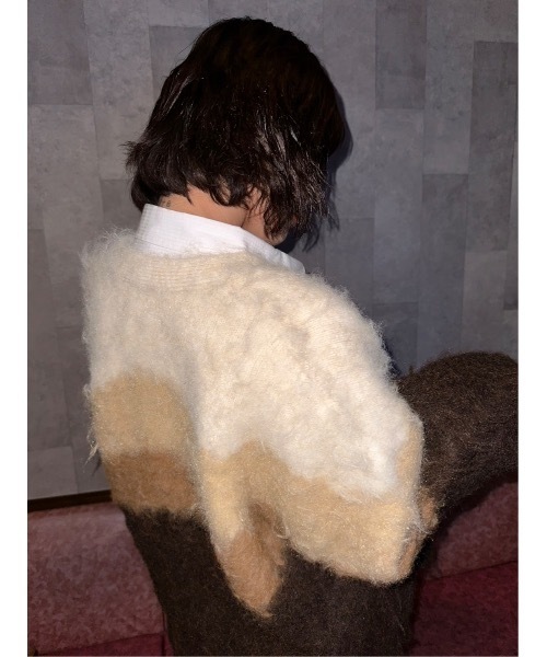 カーディガン kanane× INTERFACTORY mohair knit レディース INTER FACTORY（インターファクトリー）の「kanane