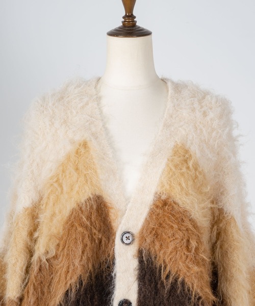 カーディガン kanane× INTERFACTORY mohair knit レディース INTER FACTORY（インターファクトリー）の「kanane