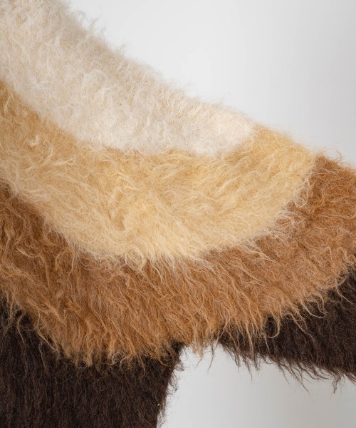カーディガン kanane× INTERFACTORY mohair knit レディース INTER FACTORY（インターファクトリー）の「kanane