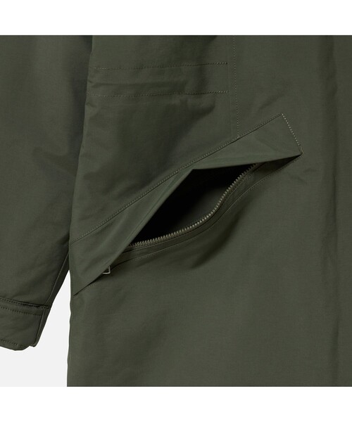 AIGLE（エーグル）の「ゴアテックス インサレーションフーデッドジャケット（マウンテンパーカー・レディース・ブラック/ベージュ/モスグリーン・38/36/40）」の18枚目の写真