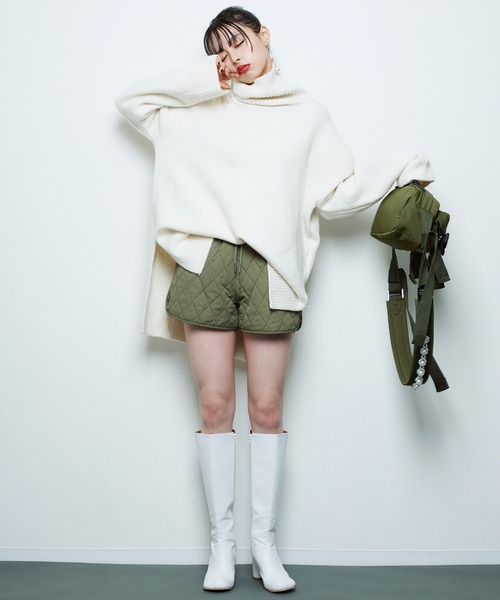 Narcissus(ナルシス)の「【Narcissus】キルティングショートパンツ(その他パンツ・レディース・カーキ/ブラック・FREE)」の13枚目の写真