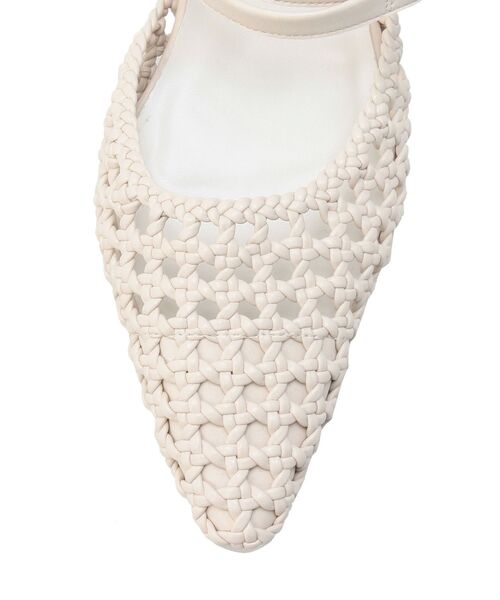 MERCURYDUO（マーキュリーデュオ）の「メッシュポインテッドトゥミュール（パンプス・レディース・アイボリー/その他1/シルバー・38/36）」の16枚目の写真