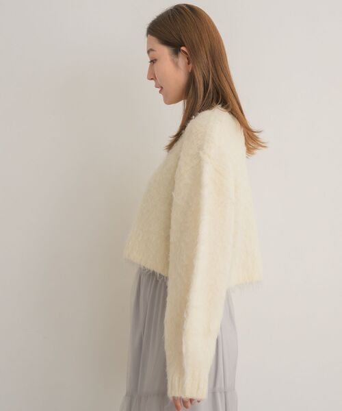 RETRO GIRL(レトロガール)の「カラーシャギーPO(ニット/セーター・レディース・ダークグレー/ピンク/ナチュラル/イエロー・FREE)」の11枚目の写真