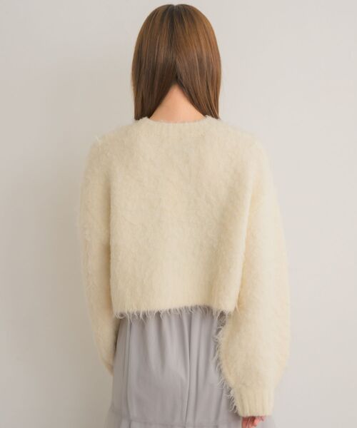 RETRO GIRL(レトロガール)の「カラーシャギーPO(ニット/セーター・レディース・ダークグレー/ピンク/ナチュラル/イエロー・FREE)」の12枚目の写真