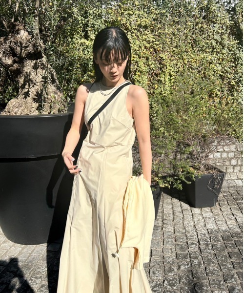 ⭐emmi アメスリ　ロングンピース　snidel　ドゥーズィエムクラス emmi（エミ）の「【emmi atelier】裏毛TOPSアメスリワンピースSET