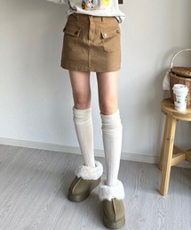 Silly（シリー）の「【コーデに取り入れやすい◎】リブオーバーニールーズソックス（ソックス/靴下）」