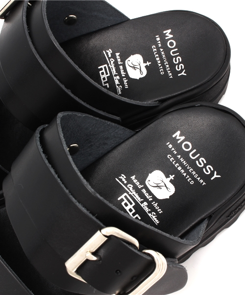 MOUSSY(マウジー)の「2WAY VIBRAM SOLE SANDAL(サンダル・レディース・ブラック/ホワイト・MEDIUM/LARGE)」の10枚目の写真