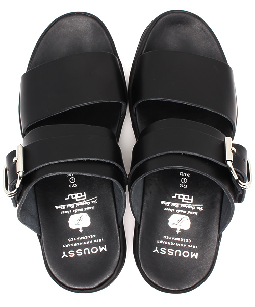 MOUSSY(マウジー)の「2WAY VIBRAM SOLE SANDAL(サンダル・レディース・ブラック/ホワイト・MEDIUM/LARGE)」の4枚目の写真